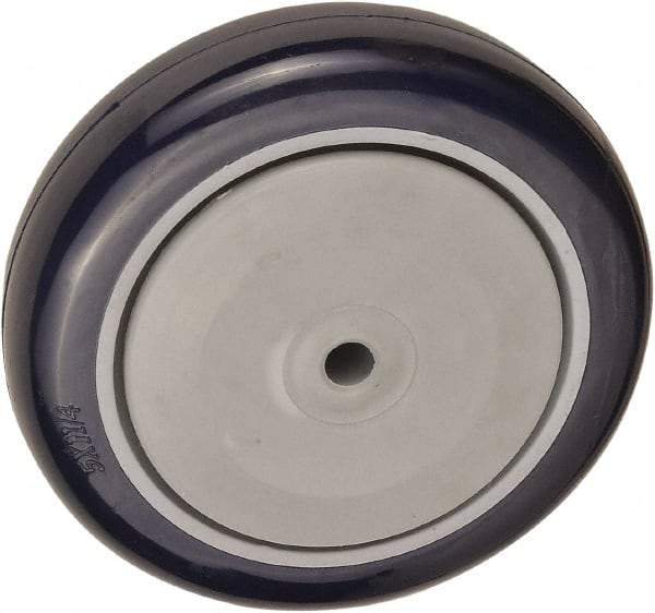 Value Collection - 5 Inch Diameter x 1-1/4 Inch Wide, Polyurethane Caster Wheel - 440 Lb. Capacity, 1-3/8 Inch Hub Length, 3/8 Inch Axle Diameter, Ball Bearing - A1 Tooling