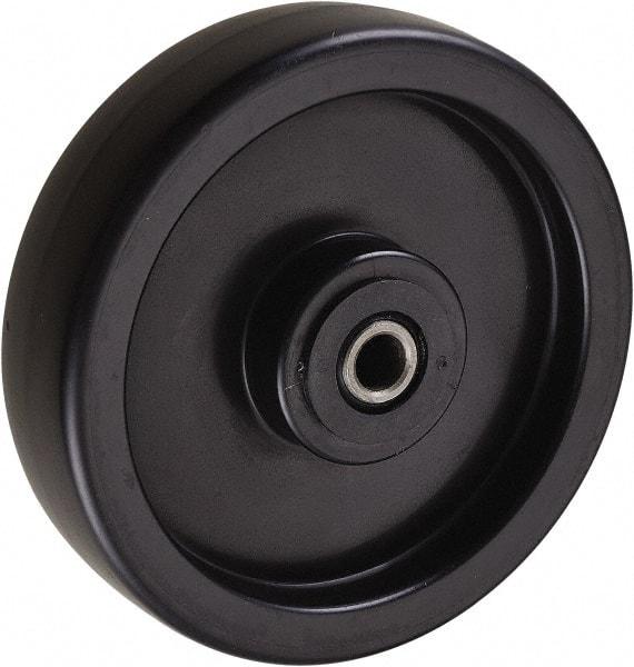 Value Collection - 6 Inch Diameter x 1-1/2 Inch Wide, Polyolefin Caster Wheel - 400 Lb. Capacity, 1-7/8 Inch Hub Length, 1/2 Inch Axle Diameter, Roller Bearing - A1 Tooling