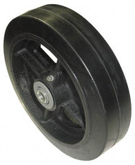 Value Collection - 5 Inch Diameter x 2 Inch Wide, Soft Rubber Caster Wheel - 400 Lb. Capacity, 2-3/16 Inch Hub Length, 1/2 Inch Axle Diameter, Roller Bearing - A1 Tooling