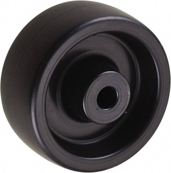 Value Collection - 3 Inch Diameter x 1-1/4 Inch Wide, Polyolefin Caster Wheel - 210 Lb. Capacity, 1-1/2 Inch Hub Length, 3/8 Inch Axle Diameter, Plain Bearing - A1 Tooling