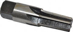 Interstate - 3/8" Pipe, 0.606" Diam, 0.54" Small End Diam, Straight Shank, 1-1/16" Flute, Taper Pipe Reamer - A1 Tooling