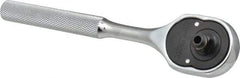 Proto - 3/8" Drive Pear Head Aerospace Ratchet - Chrome Finish, 7" OAL, 24 Gear Teeth, Standard Knurled Handle - A1 Tooling