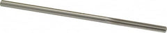 Made in USA - #7 High Speed Steel 6 Flute Chucking Reamer - Straight Flute, 0.1945" Straight Shank, 1-1/4" Flute Length, 5" OAL - A1 Tooling