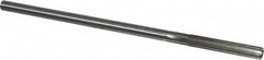 Made in USA - Letter H High Speed Steel 6 Flute Chucking Reamer - Straight Flute, 1/4" Straight Shank, 1-1/2" Flute Length, 6" OAL - A1 Tooling