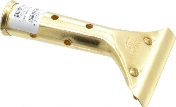 Unger - 5-1/2" Long x 0.8" Diam Metal Handle for Unger Poles - Threaded Connection, Brass - A1 Tooling