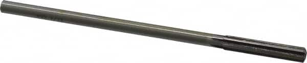 Interstate - 9/32" High Speed Steel Chucking Reamer - Straight Flute, 1/4" Straight Shank, 1-1/2" Flute Length, 6" OAL - A1 Tooling