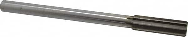 Interstate - 49/64" High Speed Steel Chucking Reamer - Straight Flute, 5/8" Straight Shank, 2-1/2" Flute Length, 9-1/2" OAL - A1 Tooling