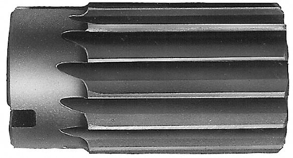 Interstate - 2-15/16" Reamer Diam, Straight Flute Shell Reamer - A1 Tooling