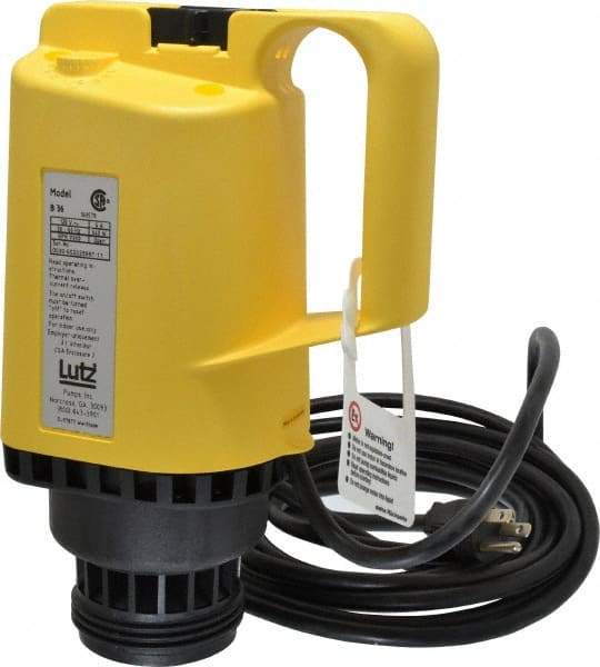 Lutz Pumps - 0.85 HP, Open Drip Proof Drum Pump Motor - For Use With All Lutz Pump Tubes, 120 Volt - A1 Tooling