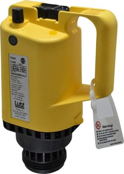 Lutz Pumps - 0.85 HP, Open Drip Proof With Speed Control Drum Pump Motor - For Use With All Lutz Pump Tubes, 120 Volt - A1 Tooling