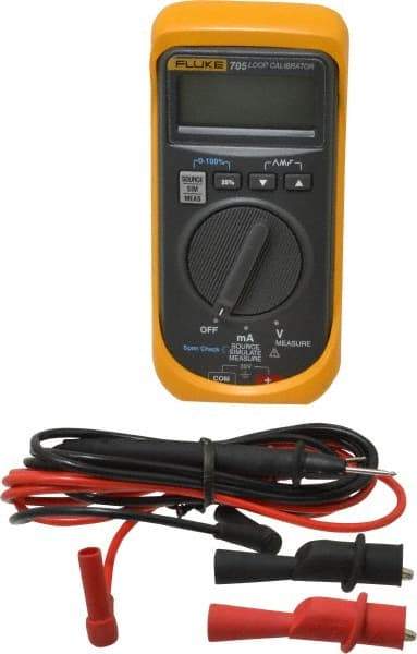 Fluke - 0 VDC to 28 VDC, Current Calibrator - +/-0.025% Basic DC Accuracy, 9V Power Supply - A1 Tooling