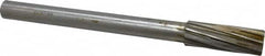 Interstate - 15/16" High Speed Steel Chucking Reamer - Spiral Flute, 3/4" Straight Shank, 2-5/8" Flute Length, 10" OAL - A1 Tooling