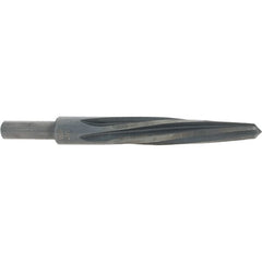 Made in USA - 3/4" Reamer Diam, 13/32" Small End Diam, 1/2" Diam Straight Shank, 5" Flute, Bridge Reamer - A1 Tooling