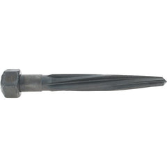 Made in USA - 11/16" Reamer Diam, 3/8" Small End Diam, 1-1/16" Hex Shank, 4-1/2" Flute, Car Reamer - A1 Tooling