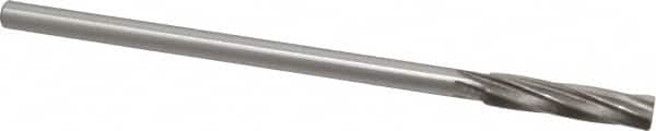 Interstate - 3/8" Cobalt 6 Flute Chucking Reamer - Spiral Flute, 0.3105" Straight Shank, 1-3/4" Flute Length, 7" OAL - A1 Tooling