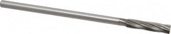 Interstate - 3/8" Cobalt 6 Flute Chucking Reamer - Spiral Flute, 0.3105" Straight Shank, 1-3/4" Flute Length, 7" OAL - A1 Tooling