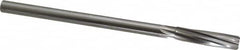 Made in USA - 27/64" High Speed Steel 6 Flute Chucking Reamer - Spiral Flute, 0.373" Straight Shank, 1-3/4" Flute Length, 7" OAL - A1 Tooling