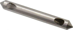 M.A. Ford - 3/16" Head Diam, 3/16" Shank Diam, 0 Flute 82° High Speed Steel Countersink - Bright Finish, 1-1/2" OAL, Single End, Straight Shank, Right Hand Cut - A1 Tooling