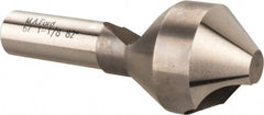 M.A. Ford - 1-1/8" Head Diam, 1/2" Shank Diam, 0 Flute 82° High Speed Steel Countersink - A1 Tooling