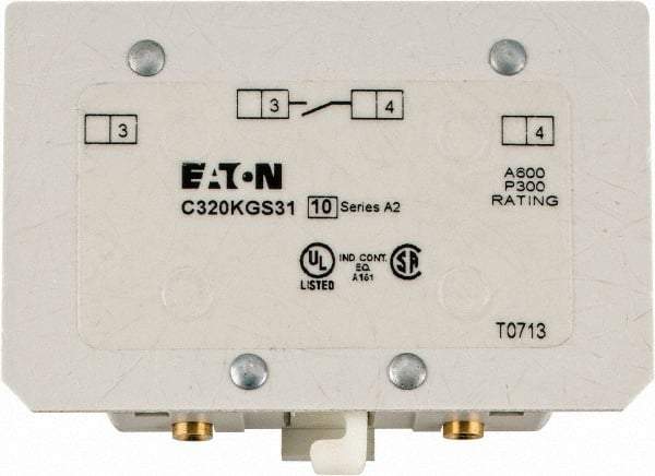 Eaton Cutler-Hammer - Starter Auxiliary Contact - For Use with 100-400A Contactors - A1 Tooling