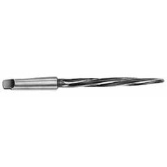 27/32″ Reamer Diam, 3MT Morse Taper Shank, Bridge Reamer 12″ Long, Right Hand Cut, Left Hand Spiral