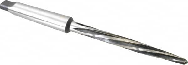 Interstate - 7/16" Reamer Diam, 7/32" Small End Diam, 2MT Morse Taper Shank, 4-3/8" Flute, Bridge Reamer - A1 Tooling