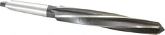 Interstate - 1-3/16" Reamer Diam, 59/64" Small End Diam, 3MT Morse Taper Shank, 7-3/8" Flute, Bridge Reamer - A1 Tooling