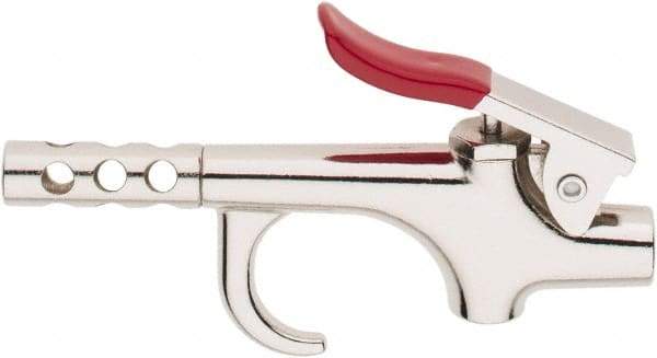 Value Collection - 145 Max psi Safety Booster Thumb Lever Blow Gun - 1/4 NPT, 3" Tube Length, Chrome Plated Zinc - A1 Tooling