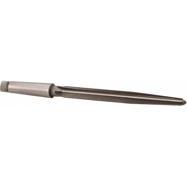 Interstate - 3/4" Reamer Diam, 15/32" Small End Diam, 3MT Morse Taper Shank, 7-3/8" Flute, Bridge Reamer - A1 Tooling