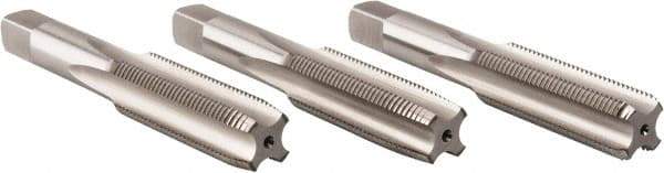 Hertel - 5/8-18 UNF, 4 Flute, Bottoming, Plug & Taper, Bright Finish, High Speed Steel Tap Set - 3-13/16" OAL, 2B/3B Class of Fit - A1 Tooling