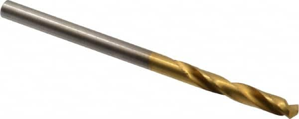 Hertel - #33 135° Spiral Flute High Speed Steel Screw Machine Drill Bit - A1 Tooling