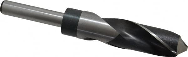 Hertel - 61/64" Drill, 118° Point, High Speed Steel Silver Deming & Reduced Shank Drill Bit - A1 Tooling