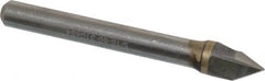 Hertel - 5/16" Head Diam, 1/4" Shank Diam, 3 Flute 60° Solid Carbide Countersink - A1 Tooling