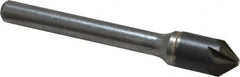 Hertel - 3/8" Head Diam, 1/4" Shank Diam, 6 Flute 82° Solid Carbide Countersink - A1 Tooling