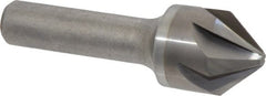 Hertel - 7/8" Head Diam, 1/2" Shank Diam, 6 Flute 82° Solid Carbide Countersink - A1 Tooling