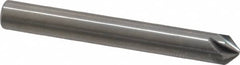 Hertel - 3/16" Head Diam, 3/16" Shank Diam, 6 Flute 90° Solid Carbide Countersink - A1 Tooling