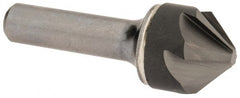 Hertel - 1" Head Diam, 1/2" Shank Diam, 6 Flute 90° Solid Carbide Countersink - A1 Tooling