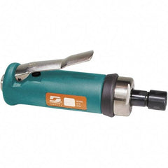 Dynabrade - 1/4" Collet, Straight Handle, Air Straight Die Grinder - 18,000 RPM, Front Exhaust, 33 CFM, 0.7 hp, 90 psi, 1/4 NPT Inlet - A1 Tooling