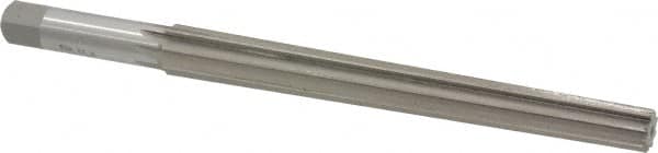 Interstate - #10 Pin, 0.7216" Diam, 0.5799" Small End, 5/8" Diam Straight Shank, 6-13/16" Flute, Taper Pin Reamer - A1 Tooling