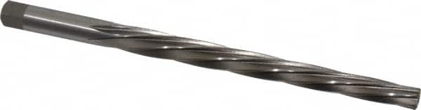 Interstate - #7 Pin, 27/64" Diam, 0.3297" Small End, 13/32" Diam Straight Shank, 4-7/16" Flute, Taper Pin Reamer - A1 Tooling