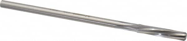 Made in USA - 9/32" High Speed Steel 6 Flute Chucking Reamer - Spiral Flute, 1/4" Straight Shank, 1-1/2" Flute Length, 6" OAL - A1 Tooling