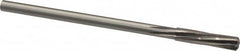 Made in USA - 21/64" High Speed Steel 6 Flute Chucking Reamer - Spiral Flute, 0.2792" Straight Shank, 1-1/2" Flute Length, 6" OAL - A1 Tooling