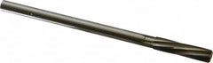 Made in USA - 27/64" High Speed Steel 6 Flute Chucking Reamer - Spiral Flute, 0.373" Straight Shank, 1-3/4" Flute Length, 7" OAL - A1 Tooling