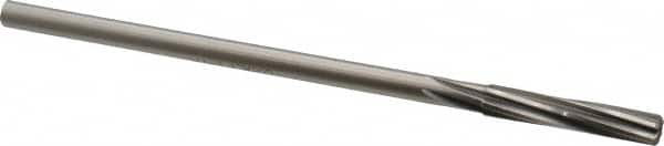 Made in USA - 9/32" Cobalt 6 Flute Chucking Reamer - Spiral Flute, 1/4" Straight Shank, 1-1/2" Flute Length, 6" OAL - A1 Tooling