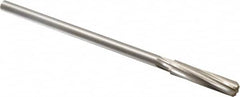 Made in USA - 25/64" Cobalt 6 Flute Chucking Reamer - Spiral Flute, 0.3105" Straight Shank, 1-3/4" Flute Length, 7" OAL - A1 Tooling