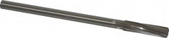 Made in USA - 7/16" Cobalt 6 Flute Chucking Reamer - Spiral Flute, 0.373" Straight Shank, 1-3/4" Flute Length, 7" OAL - A1 Tooling