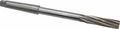 Made in USA - 5/8" High Speed Steel 8 Flute Chucking Reamer - Spiral Flute, 2MT Morse Taper Shank, 2-1/4" Flute Length, 9" OAL - A1 Tooling