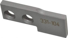 Kennametal - Left Hand Cut, 3/16" Insert Width, Cutoff & Grooving Support Blade for Indexables - 13/16" Max Depth of Cut, GS188 Insert, 13/16" Blade Width - A1 Tooling