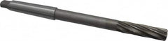 Interstate - 5/8" High Speed Steel 8 Flute Chucking Reamer - Spiral Flute, 1MT Morse Taper Shank, 2-1/4" Flute Length, 9" OAL - A1 Tooling