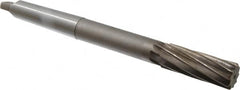 Interstate - 1" High Speed Steel 8 Flute Chucking Reamer - Spiral Flute, 3MT Morse Taper Shank, 2-3/4" Flute Length, 10-1/2" OAL - A1 Tooling